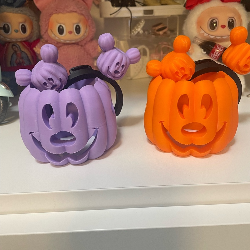Mickey Mouse Halloween Pumpkin Costume for Labubu